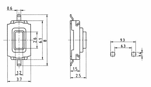 KA615B-1W6X3.5T:KA615B-1W6X3.5T tech img